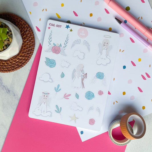 Sticker angelitos 007