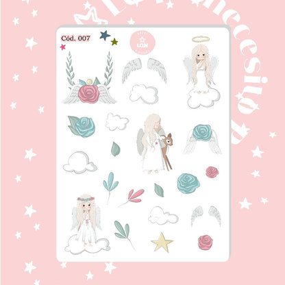 Sticker angelitos 007