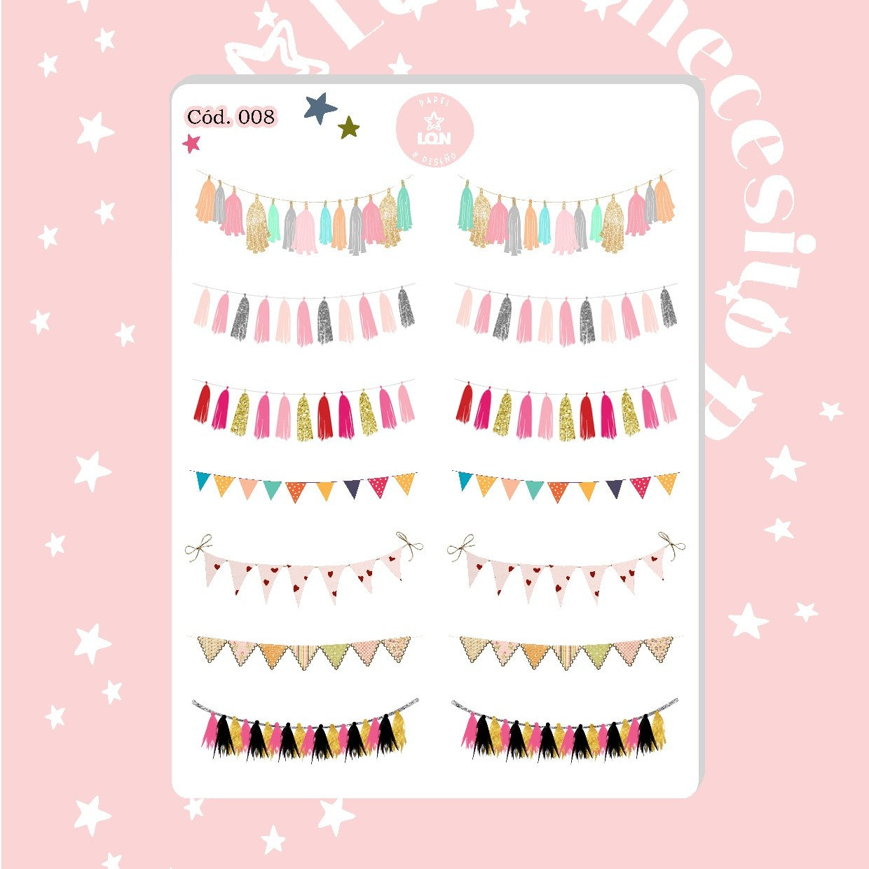 Sticker banderines