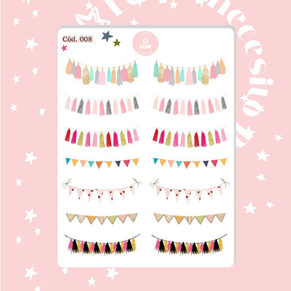 Sticker banderines