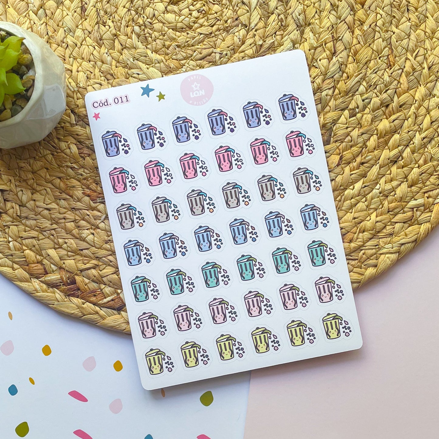 Sticker día de la basura 011