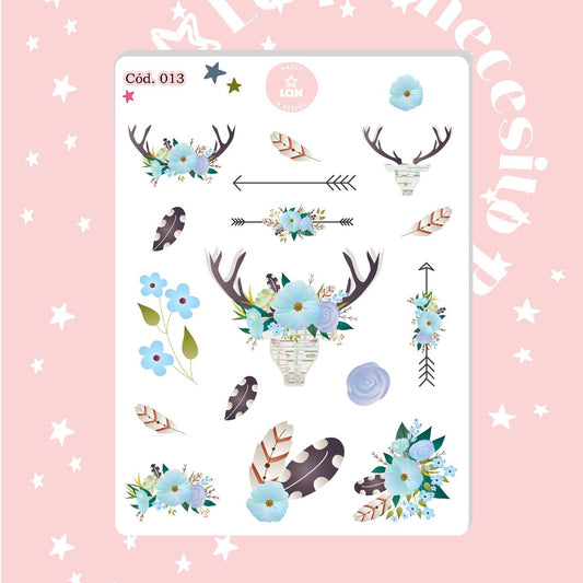 Sticker flores floral