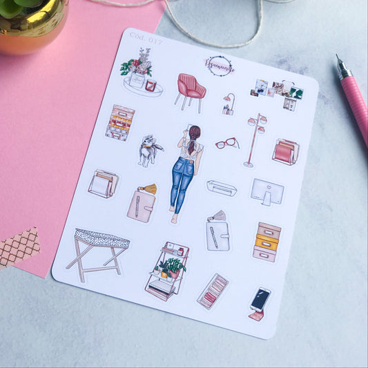 Sticker girls chicas