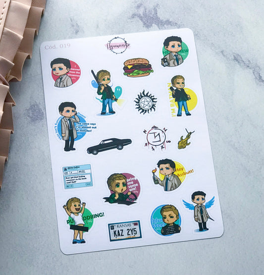 Stickers Supernatural Halloween