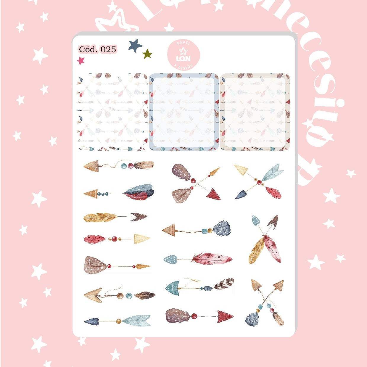Sticker box flechas