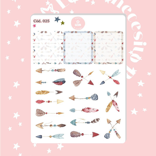 Sticker box flechas
