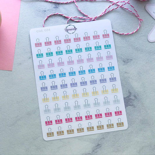 Sticker clip recordatorio