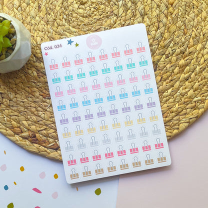 Sticker clip recordatorio 034