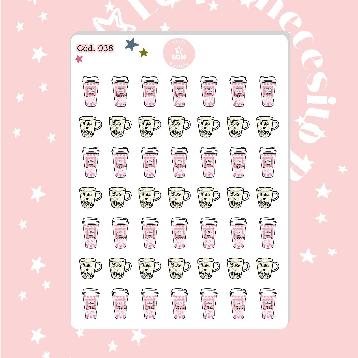 Sticker cafecito