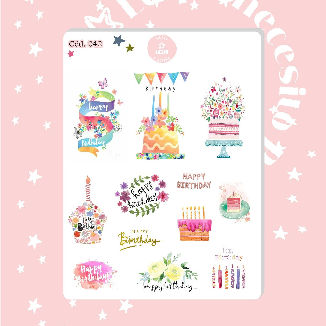 Sticker cumpleaños 02