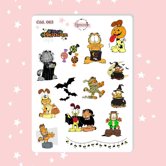 Stickers Garfield Halloween