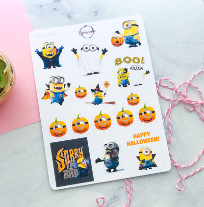 Stickers Minions Halloween