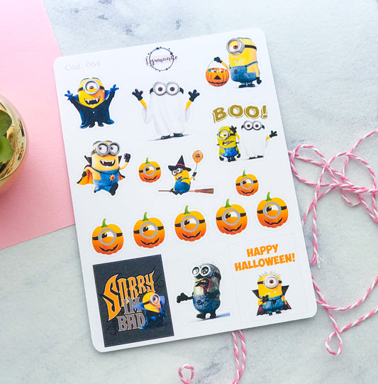 Stickers Minions Halloween