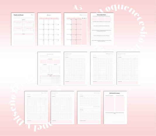 Insert A5 Un dia por pagina