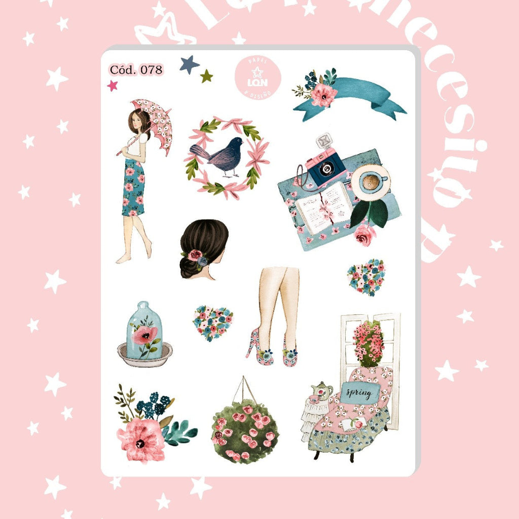 Sticker Coleccion Primavera 078
