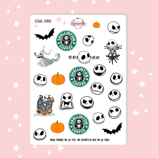 Stickers Jack Skellington Halloween