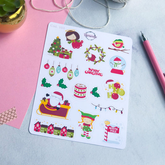 Sticker navidad 103