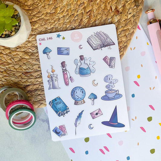 Sticker magia halloween
