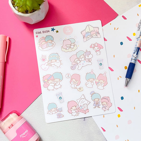 Sticker little twin stars