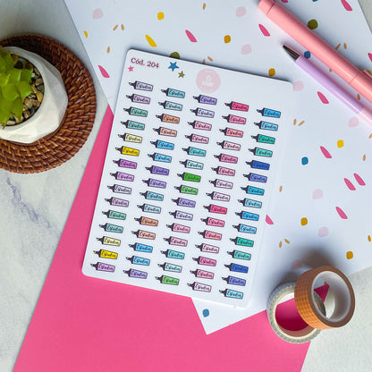 Sticker Estudiar 204