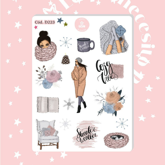 Sticker invierno otoño