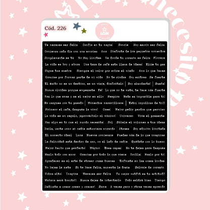 Stickers Frases