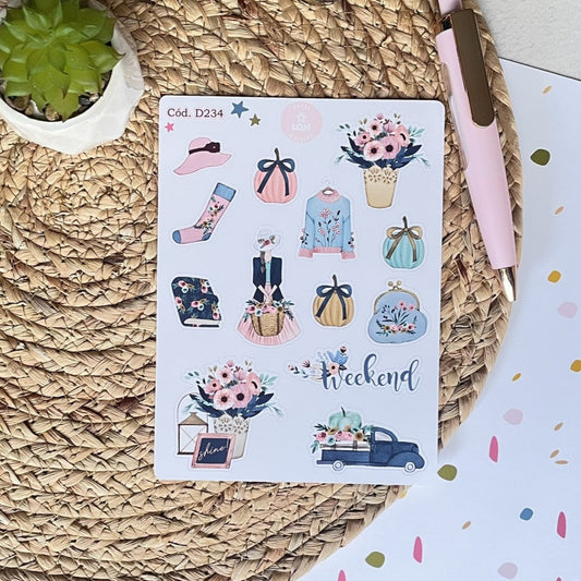 Sticker invierno otoño