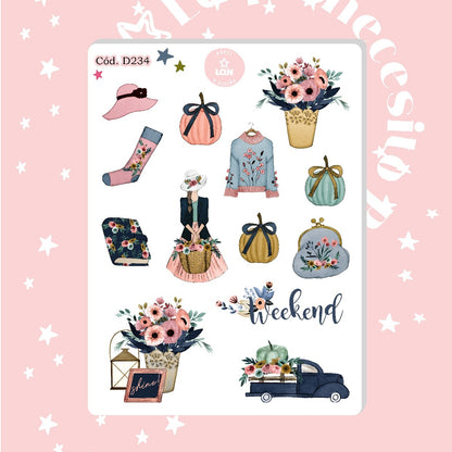 Sticker invierno otoño