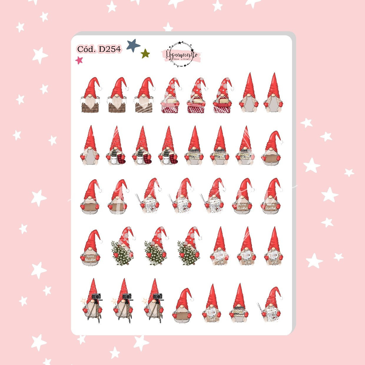 Sticker navidad 254