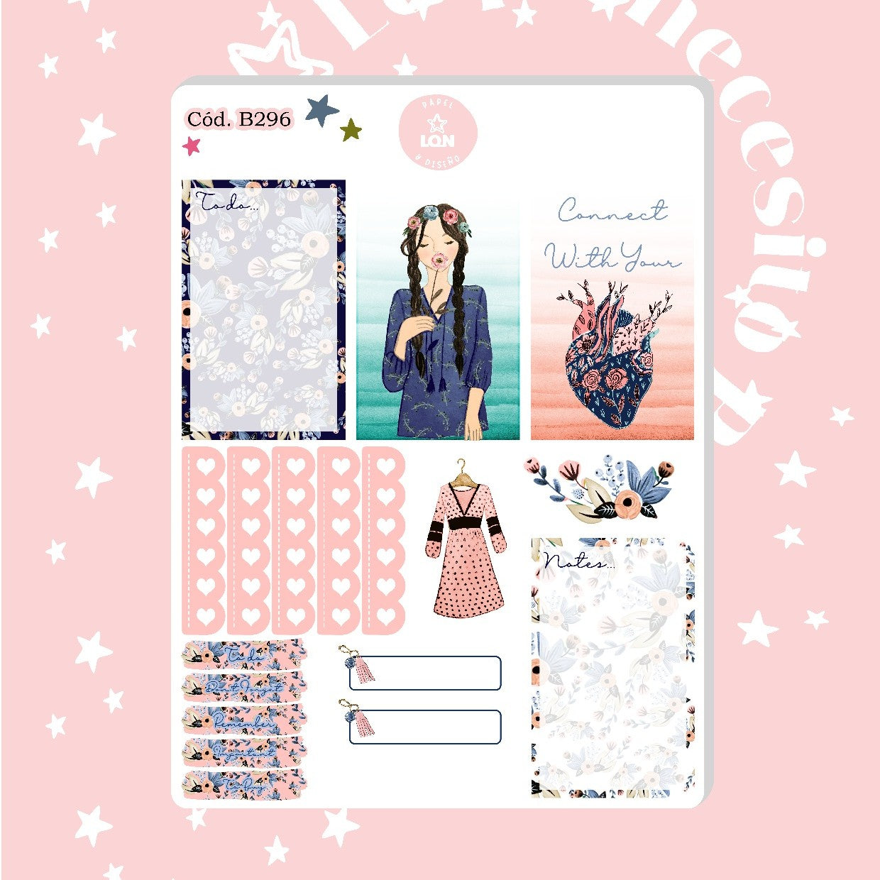 Sticker verano boho primavera 296