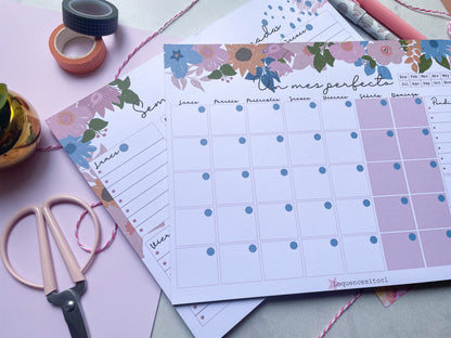 Pack Organizador escritorio Sin lluvia no hay flores
