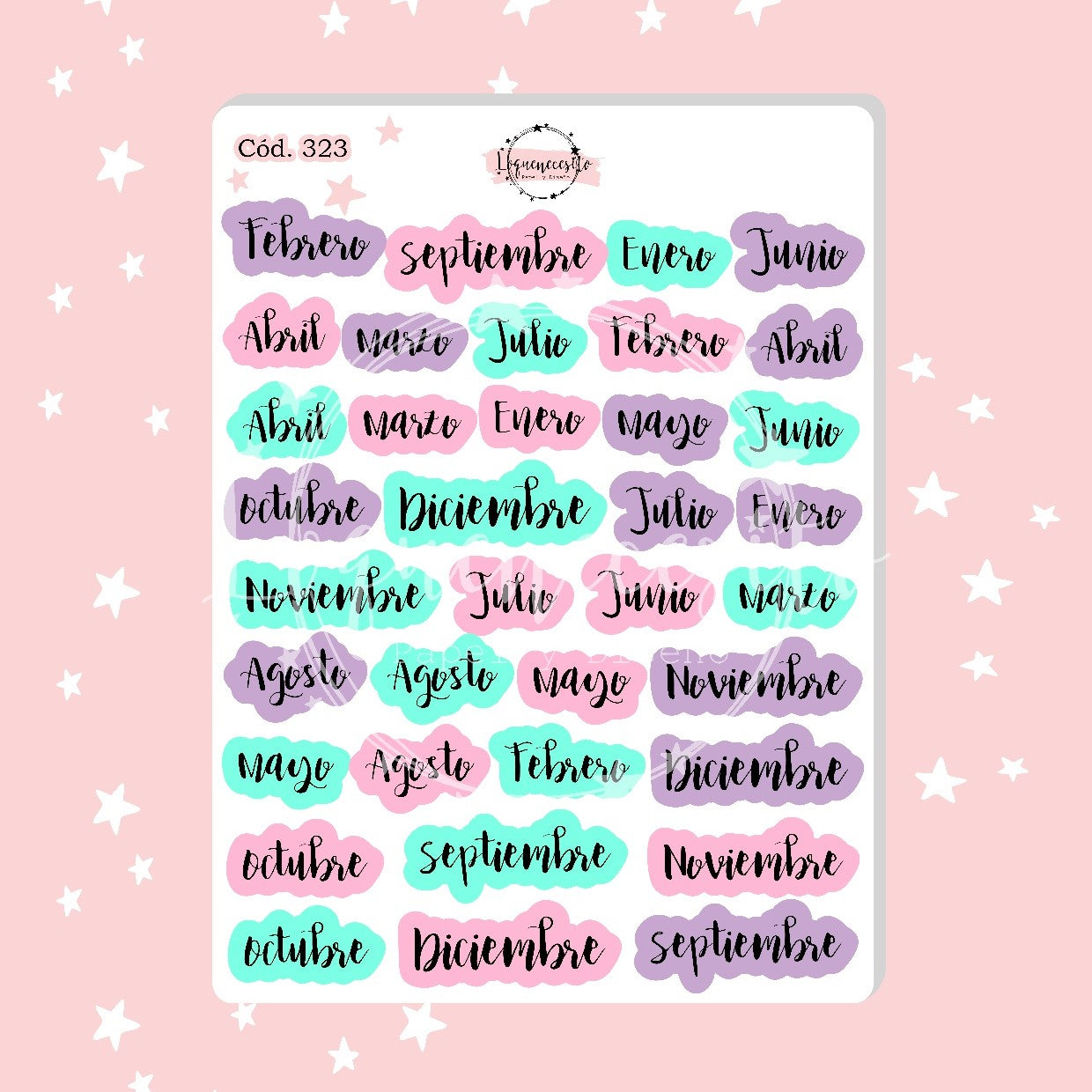 Sticker meses