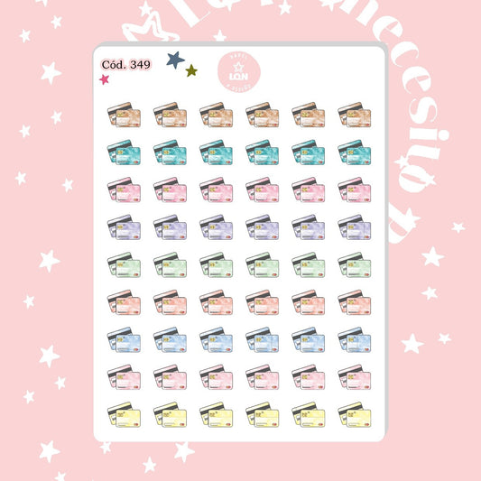 Sticker tarjeta de crédito 349