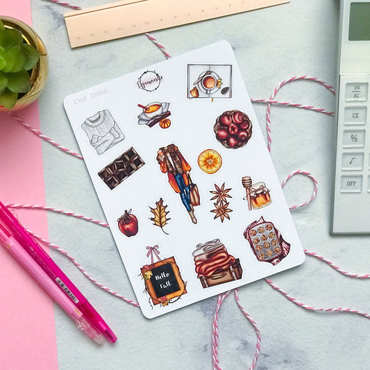 Sticker Colección otoño