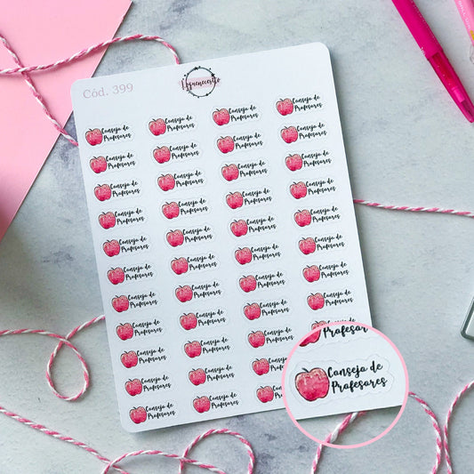 Sticker consejo de profesores (docente)