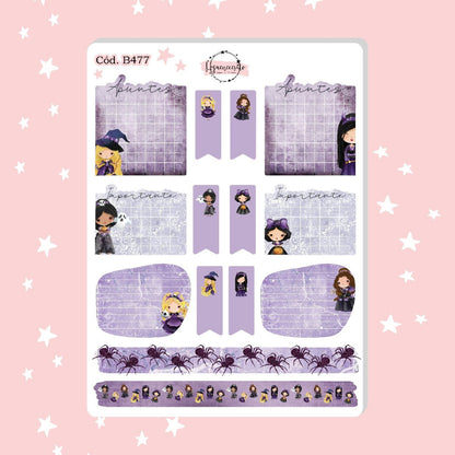 Sticker Princesas Halloween