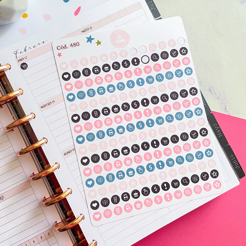 Sticker Iconos colores