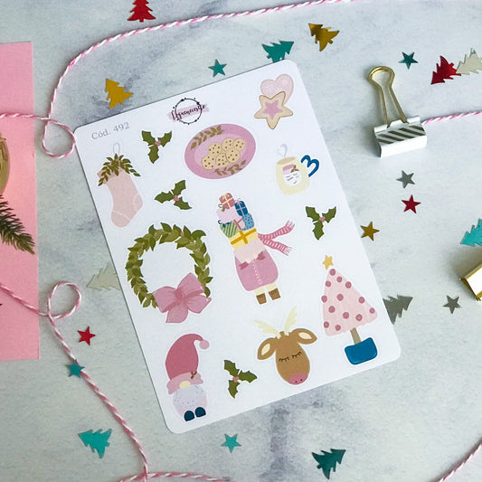 Sticker navidad año nuevo 492