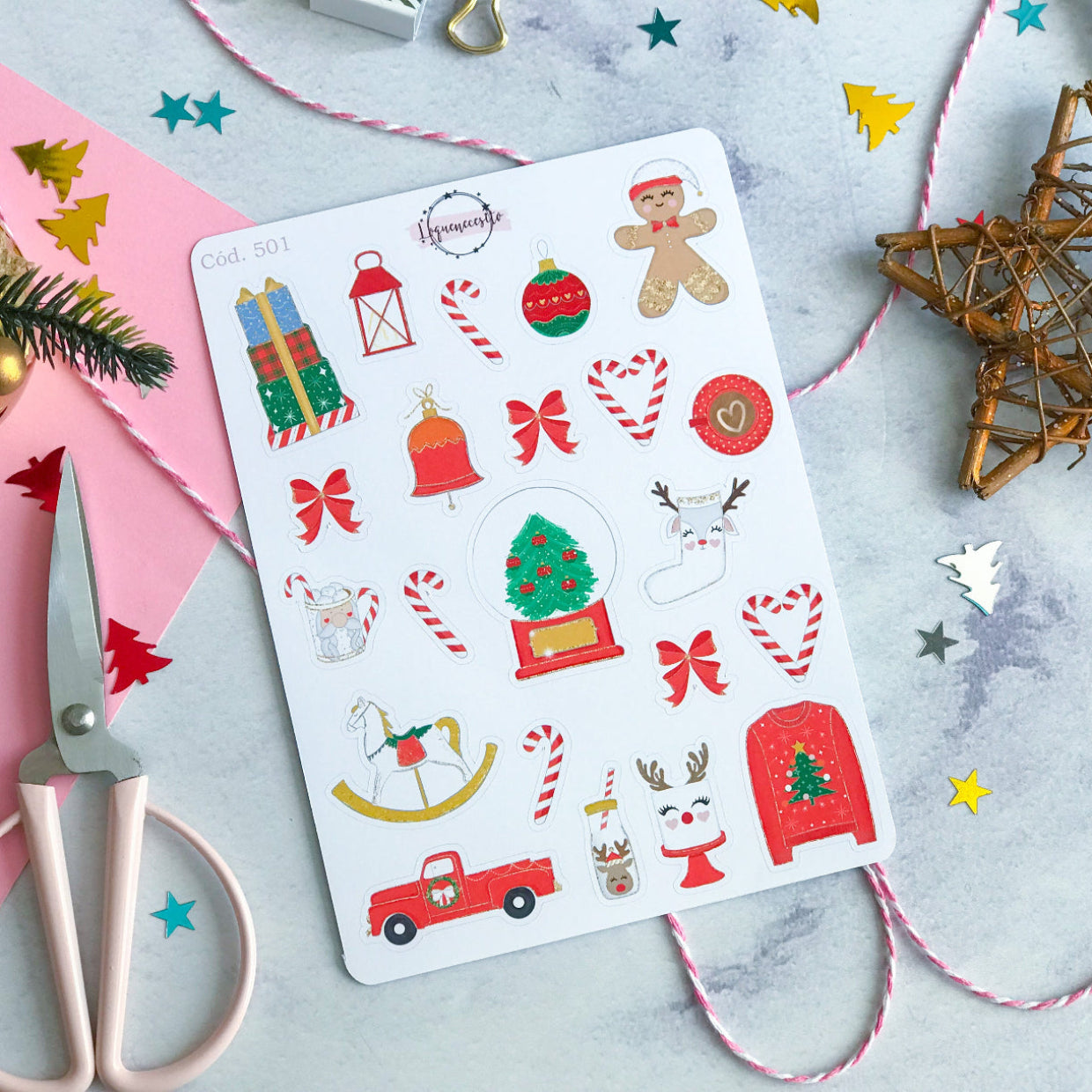 Sticker navidad 501