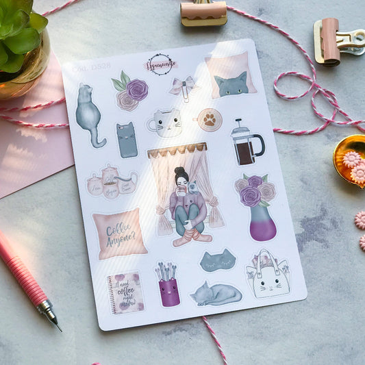 Sticker planner gatitos