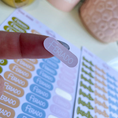 Sticker funcional feriados