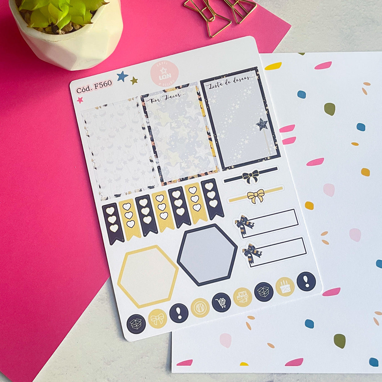 Sticker navidad año nuevo 560