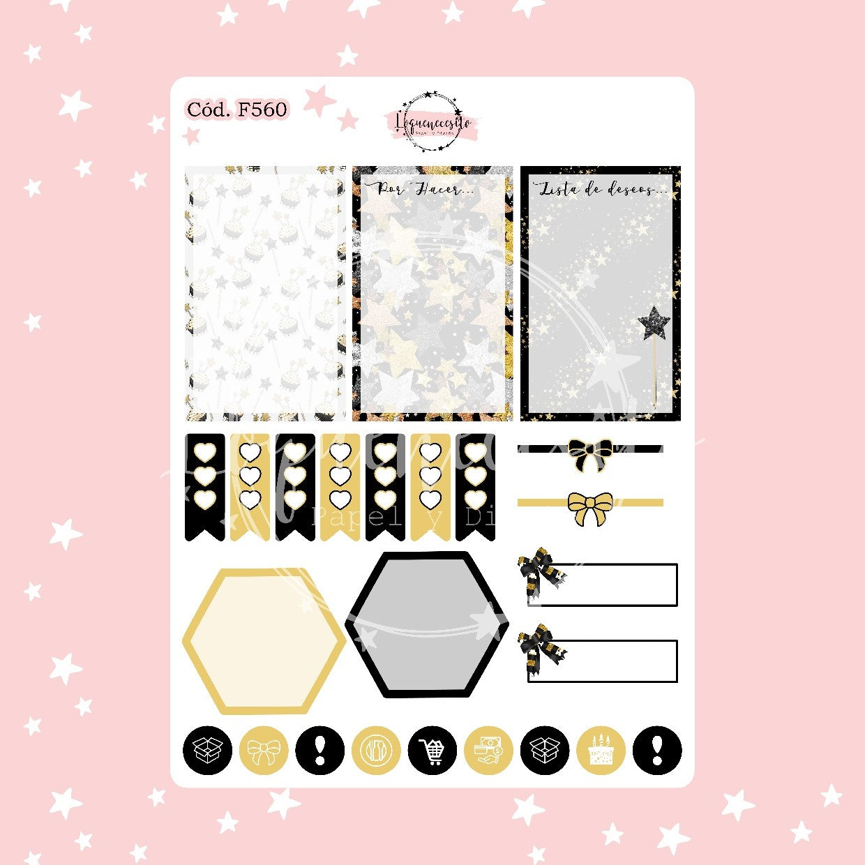 Sticker navidad año nuevo 560