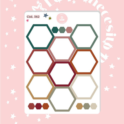 Pack sticker Esenciales para tu planner Fall P01
