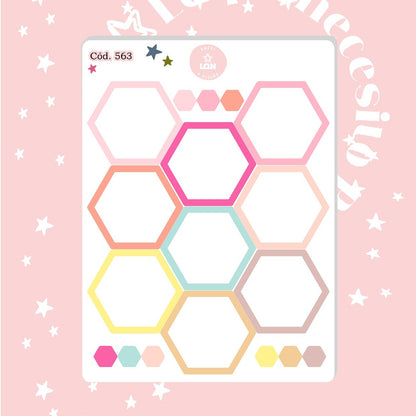 Pack sticker Esenciales para tu planner wonderful P01