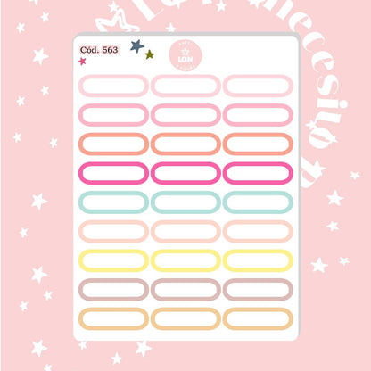 Pack sticker Esenciales para tu planner wonderful P01
