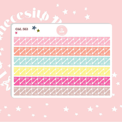 Pack sticker Esenciales para tu planner wonderful P01