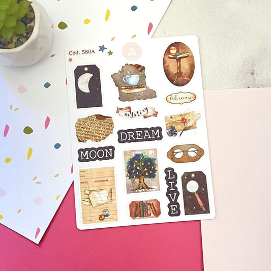 Sticker vintage primavera 580