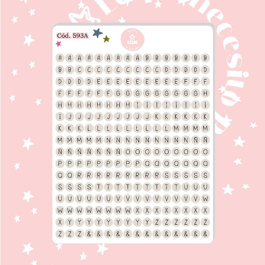 Sticker Letritas 0,6 mm