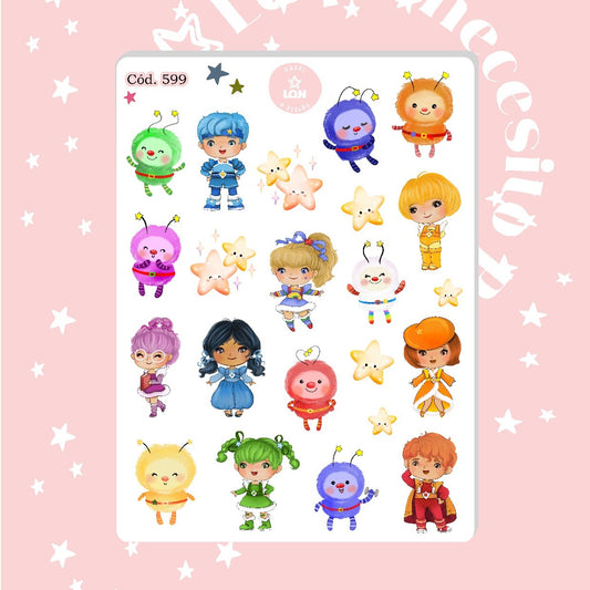 Sticker rainbow brite